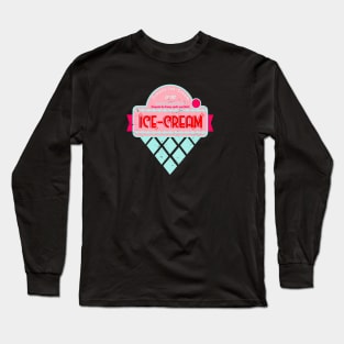 Classic Ice Cream Long Sleeve T-Shirt